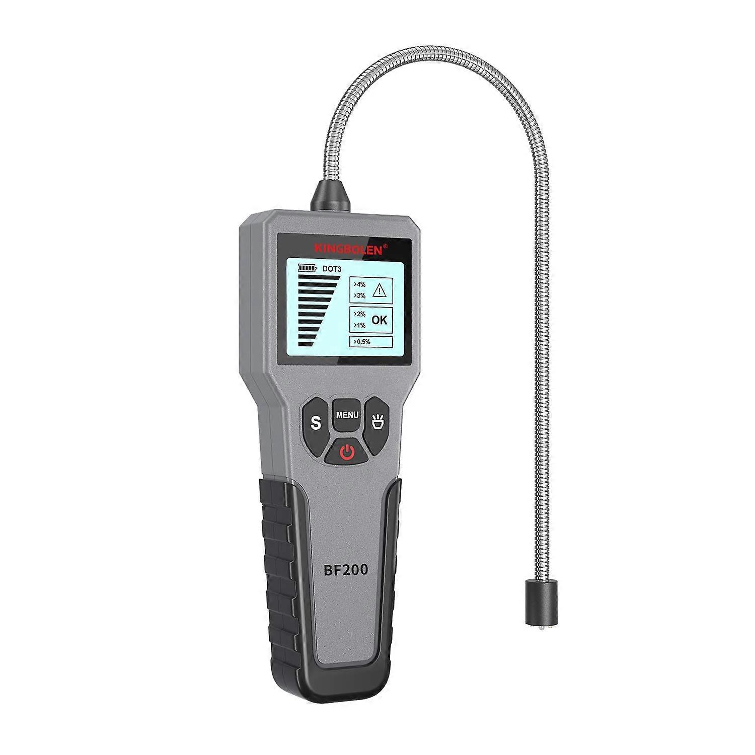 Brake Fluid Tester, High-Precision Detector LCD, DOT 3/4/5.1 Compatible, Moisture Analyzer, Replacement Level Sensors