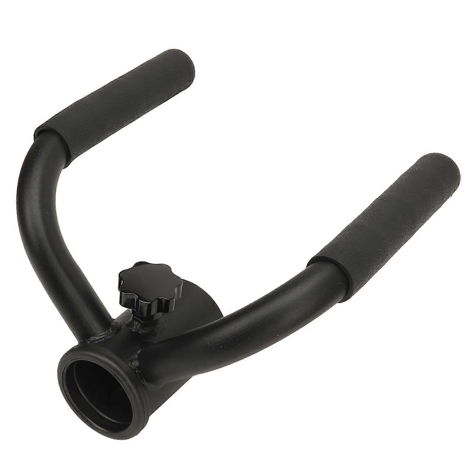 T Bar Row Barbell Handle Iron High Strength T Bar Row Attachment for Deadlift Biceps Squats Weightlifting