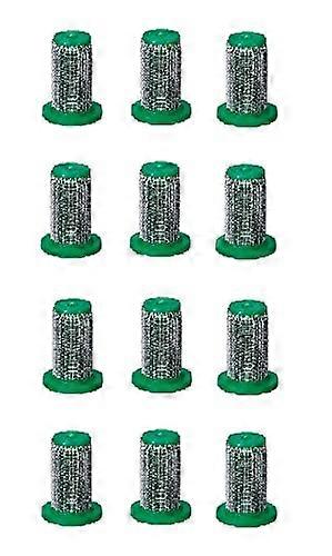 12 of Teejet Poly Check Valve Tip Strainer w/SS 100 Mesh Screen Opens @ 10 PSI 4193APP10100SS