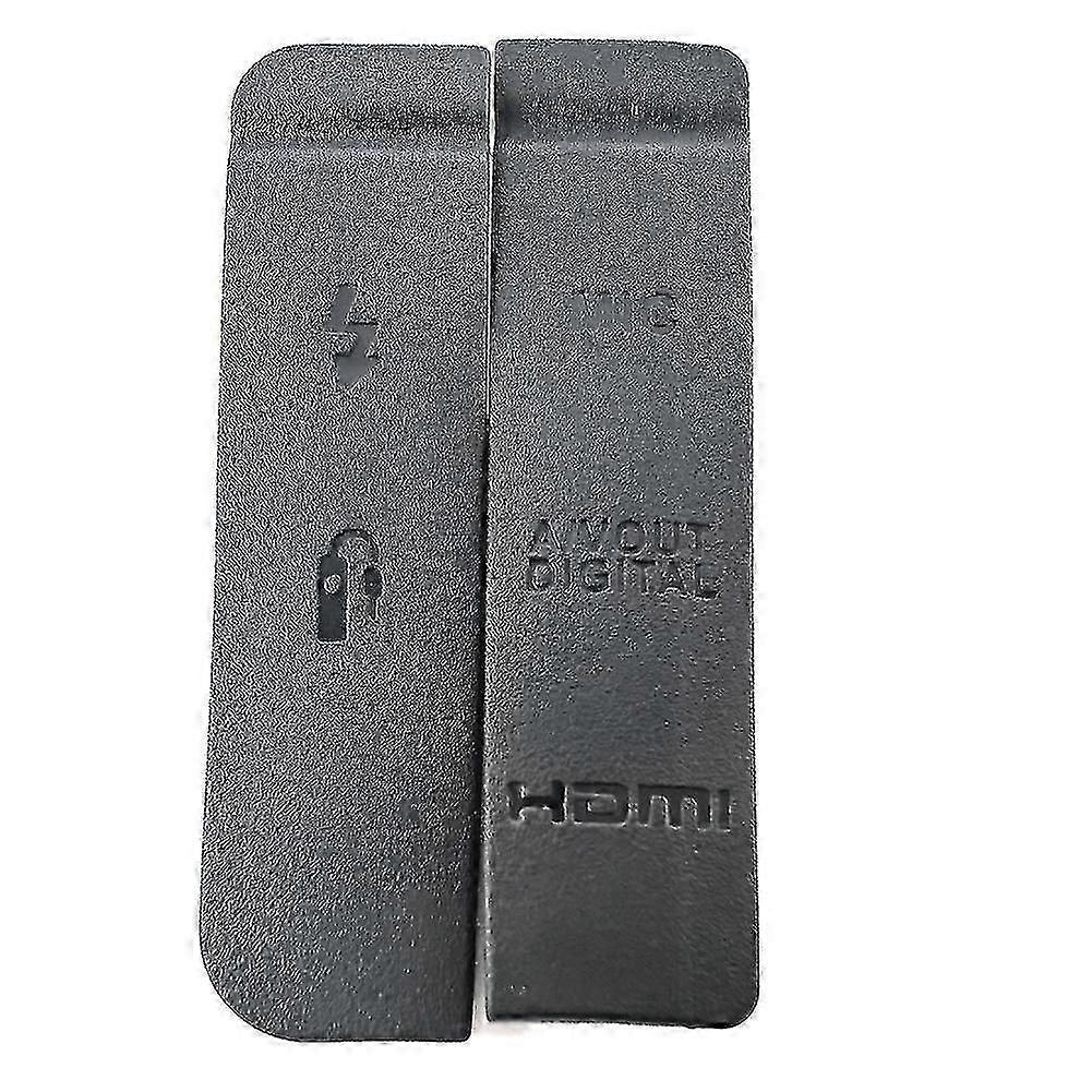 1set Usb/-compatible Dc In/video Out Rubber Door Bottom Cover For 7d Camera