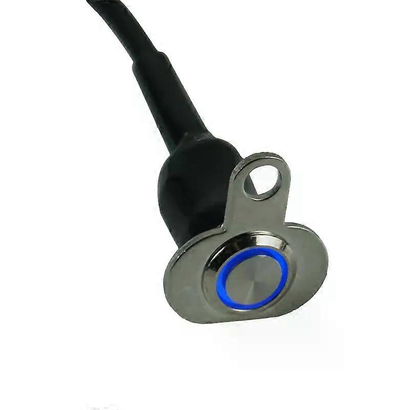 con 3 Color Lights Motorcycle Switch ON-OFF Handlebar Adjustable Mount Waterproof Switches Button DC12V Headlight