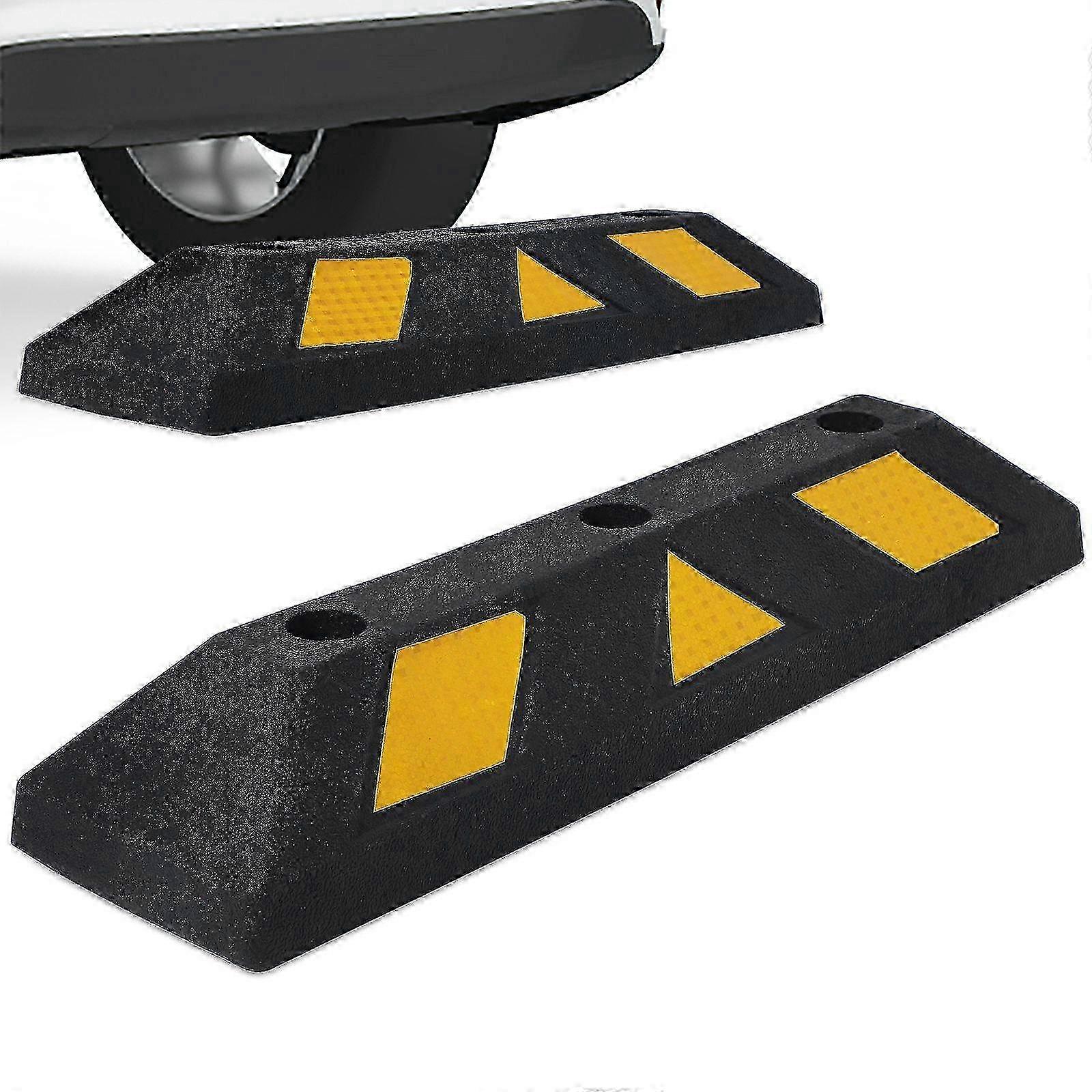 Durable Rubber Parking Stops for Garage Safety