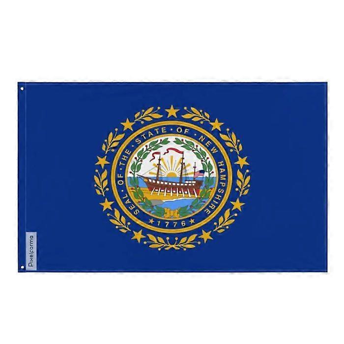New Hampshire Flag – 90 x 150 cm – Polyester – Iron Grommets – Durable