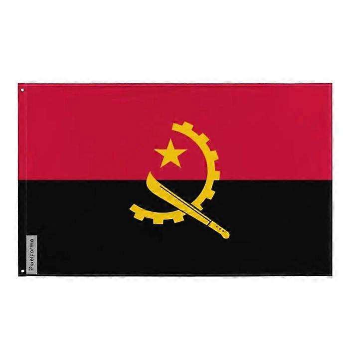 Flag of Angola – 96 x 144 cm – Polyester – Iron eyelets – Durable