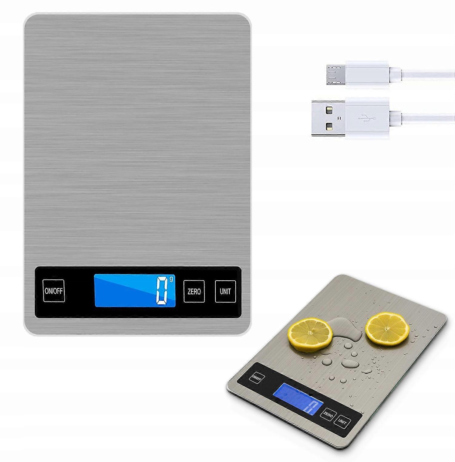 Kitchen Scale Precision Kitchen Scale Silver/grey 15 Kg