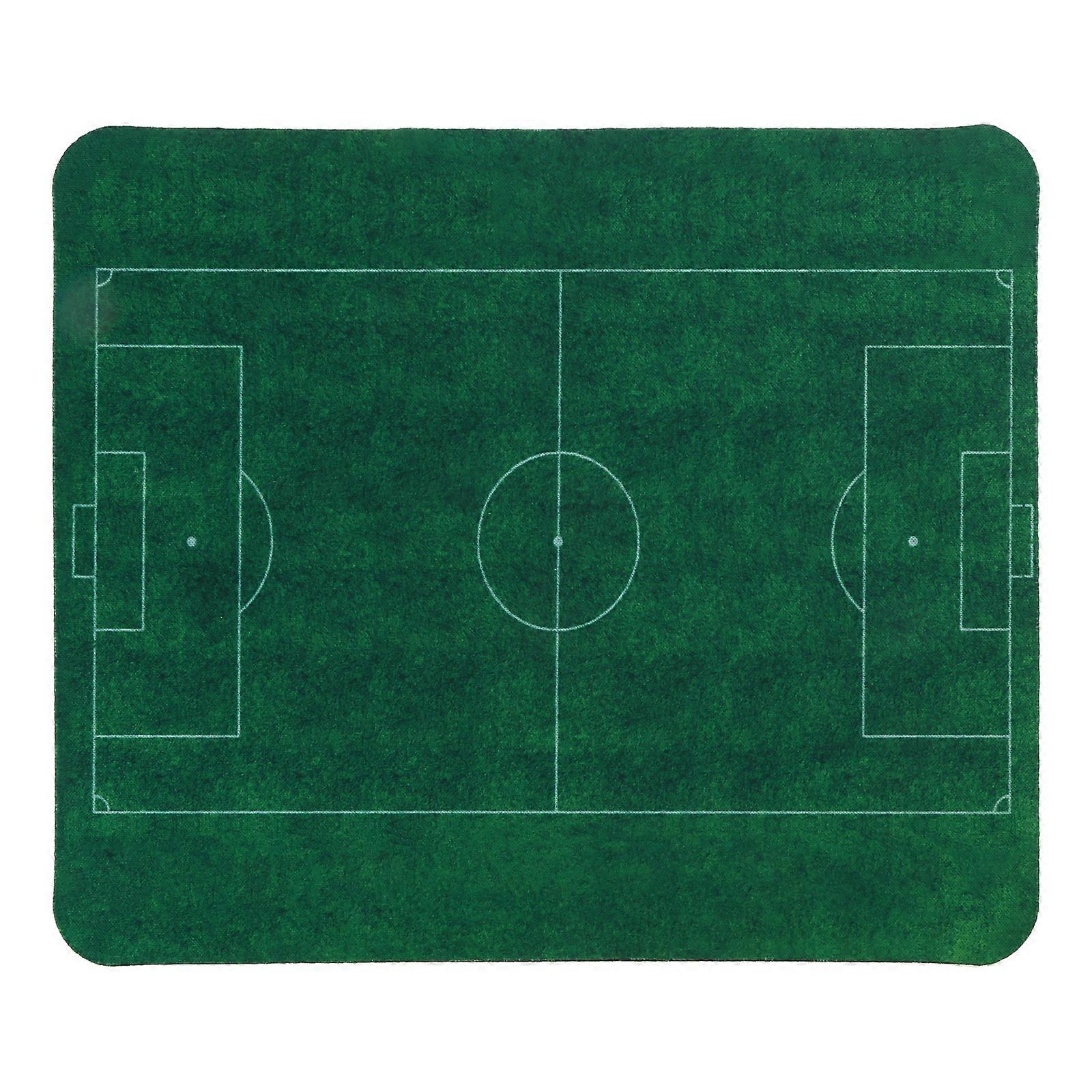 Soccer Gaming Mousepad Soccer Ground Field Green Mouse Pad Mouse Mat for Computer Desk Laptop Office Non-Slip Rubber