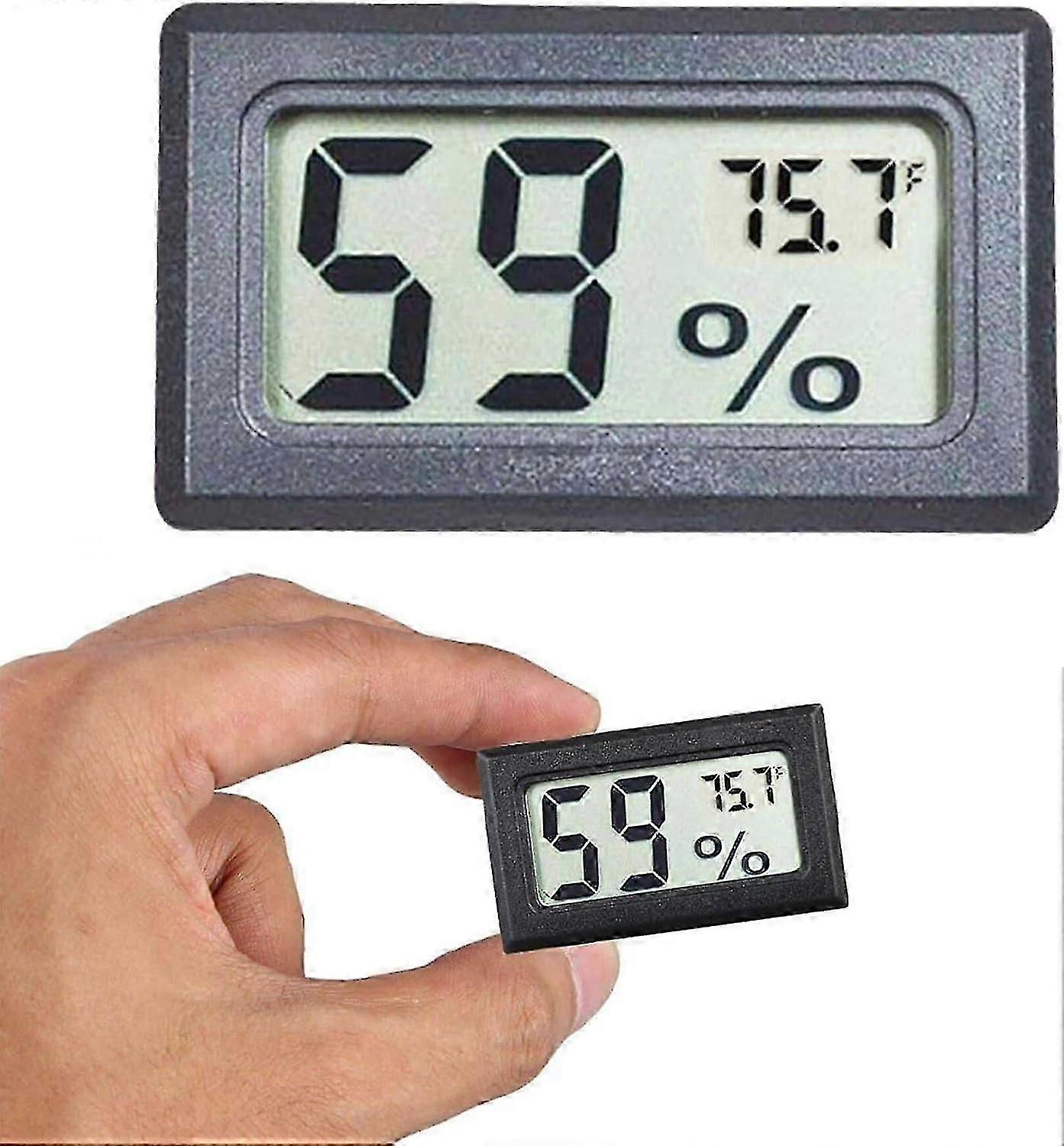 Mini Digital Hygrometer Thermometer - Indoor Humidity Temperature Meter With Fahrenheit/Celsius -CN
