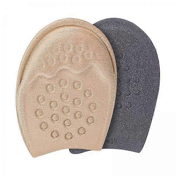 2x2pcs Foot Pads for Metatarsal Support Beige Round Design