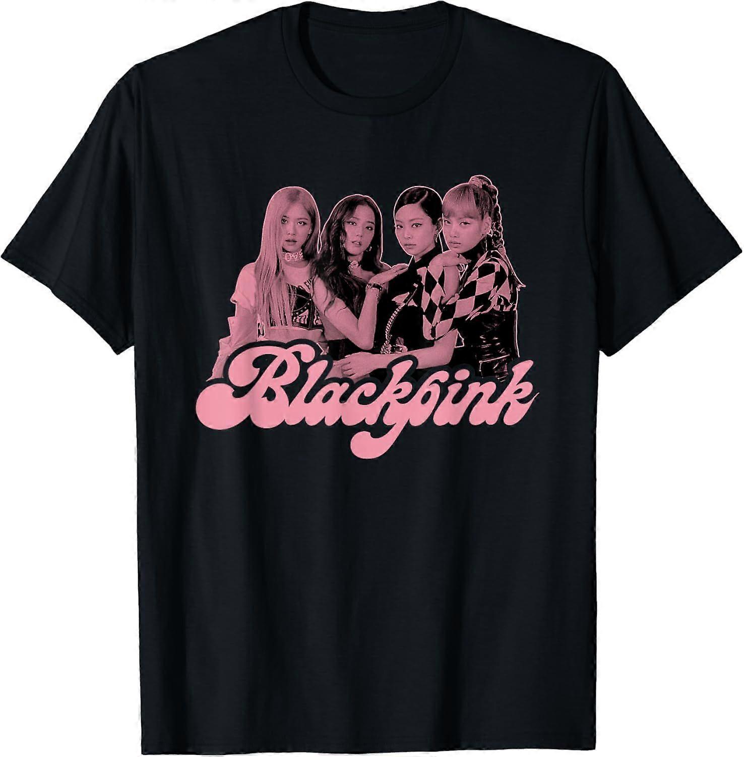Camiseta Blackpink Pink Group Classic