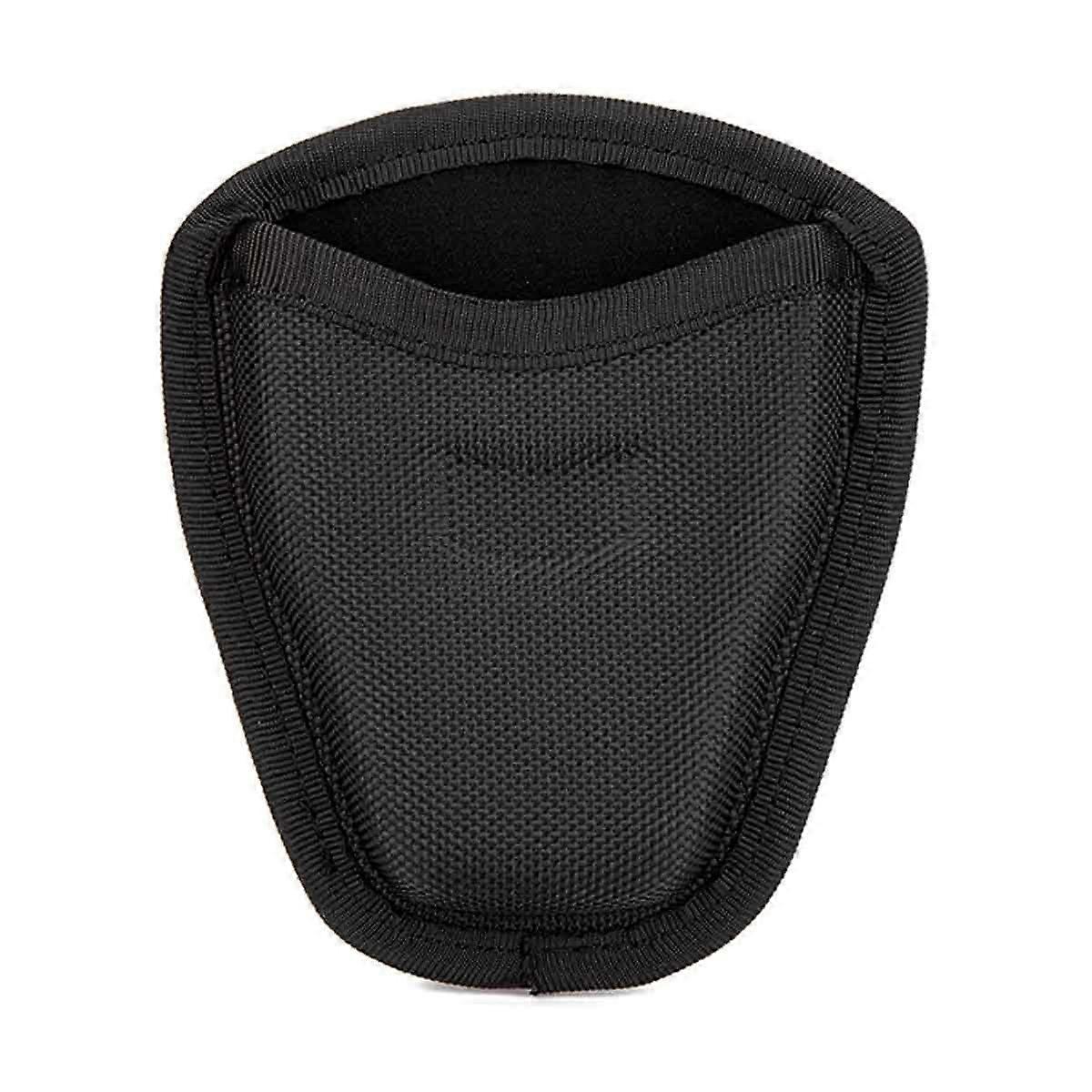 手铐盒，开口手铐持有人枪套，尼龙袖口袋用于值班腰带警察执法安全官配件适合标准Chai