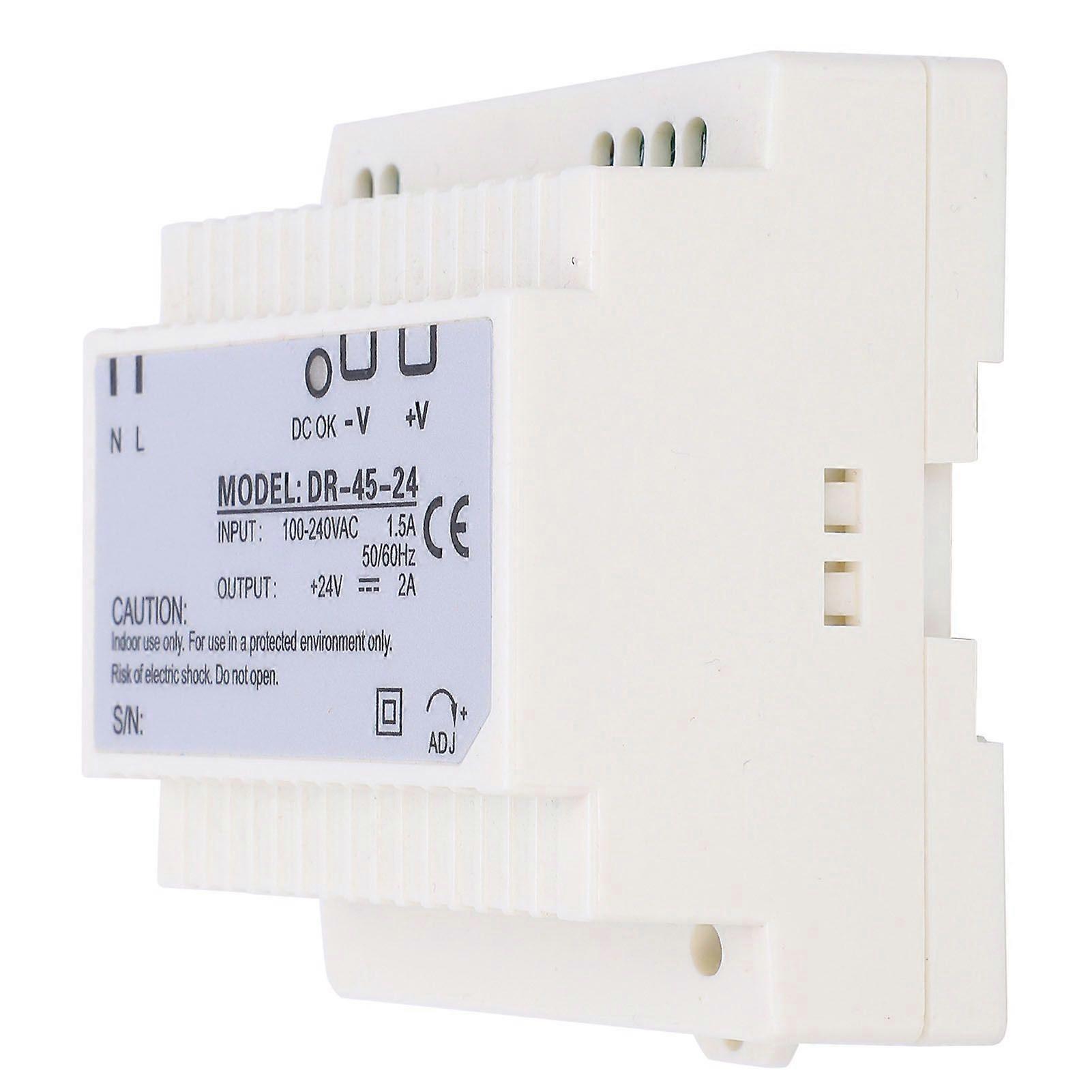 Haute qualité @DR-45-24 Tension d’entrée sur rail de sortie unique 100...