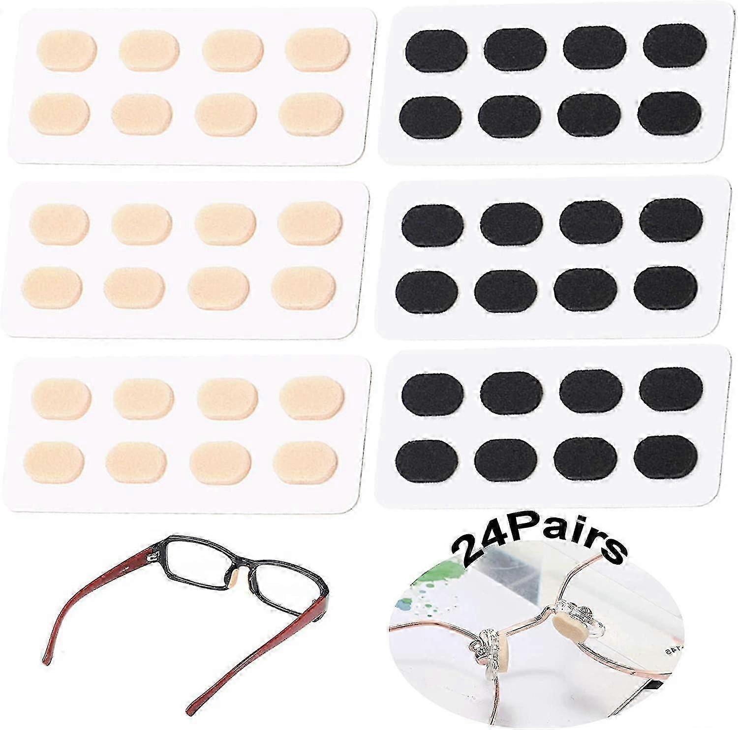 Glasses Nose Pads 24 Pairs Of Nose Pads Comfortable Thin Nose Pads Non-slip