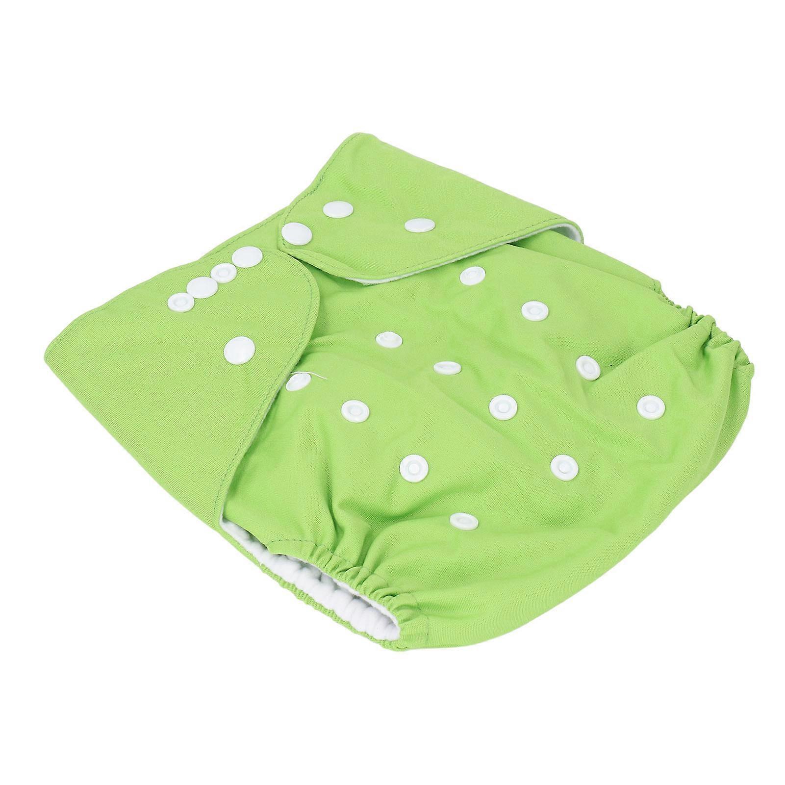 Baby Cloth Diaper Comfortable Breathable Waterproof Double Snap Button Leakproof Elastic Diaper Pants for 3‑6 Year Olds 107 
