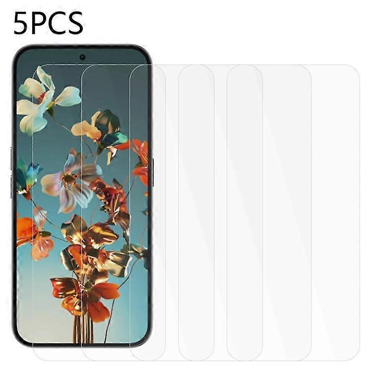 5個は何も互換性がありません電話(2a)/(2a)プラススクリーンプロテクター0.3mm 2.5D強化ガラスクリアフィルム