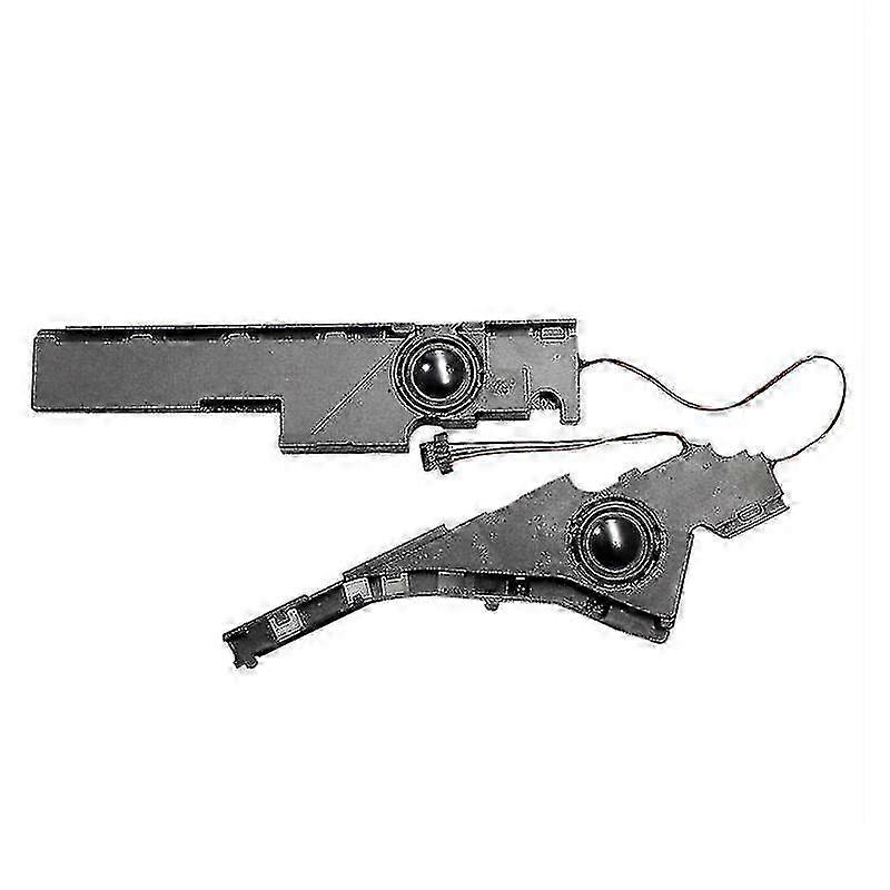 Black Notebook Computer with Integrated Left and Right Speakers for Enhanced Audio Experience