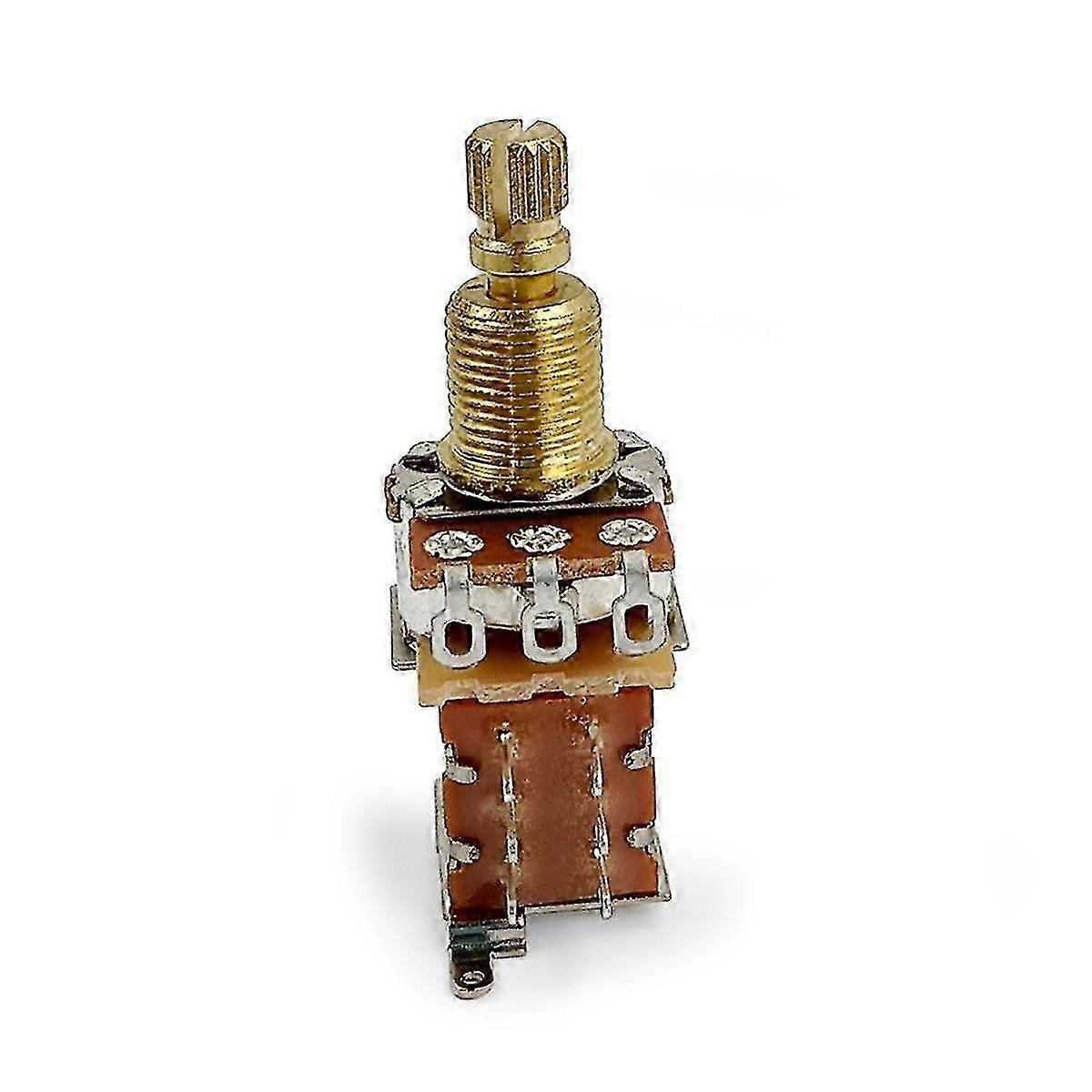 1 Piece Electric Guitar Push Push Potentiometer with Short Shaft, Suitable for Certain Brands, A500k F