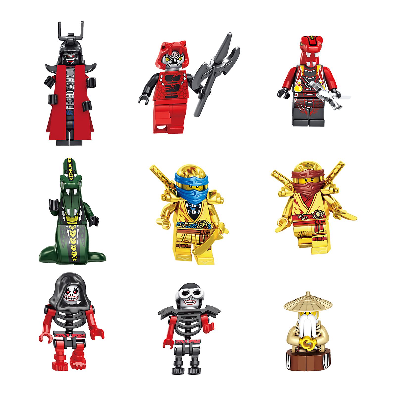 11401 Gold Ninja 24 Children Assembled Building Block Toys
