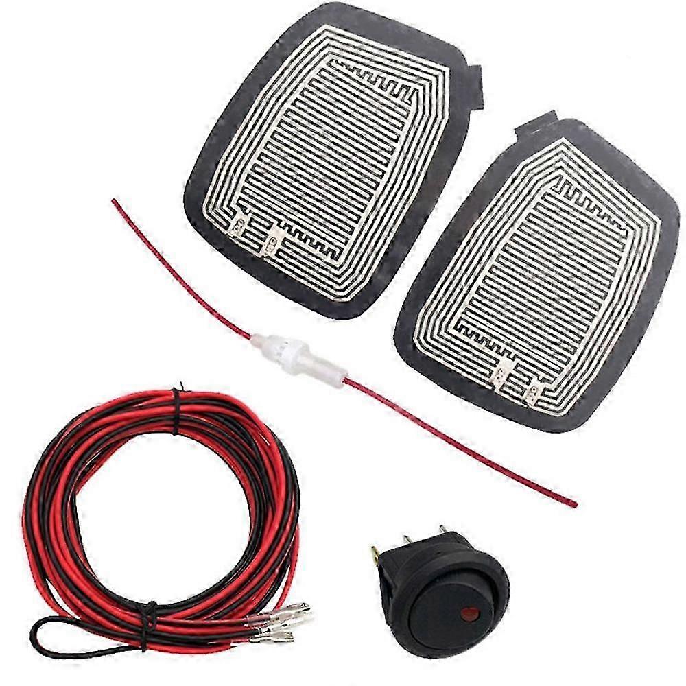 Universal Durable Electric Glass Heating Pad Demister for Vehicle Rearview Mirror with Quick Warmth 12V