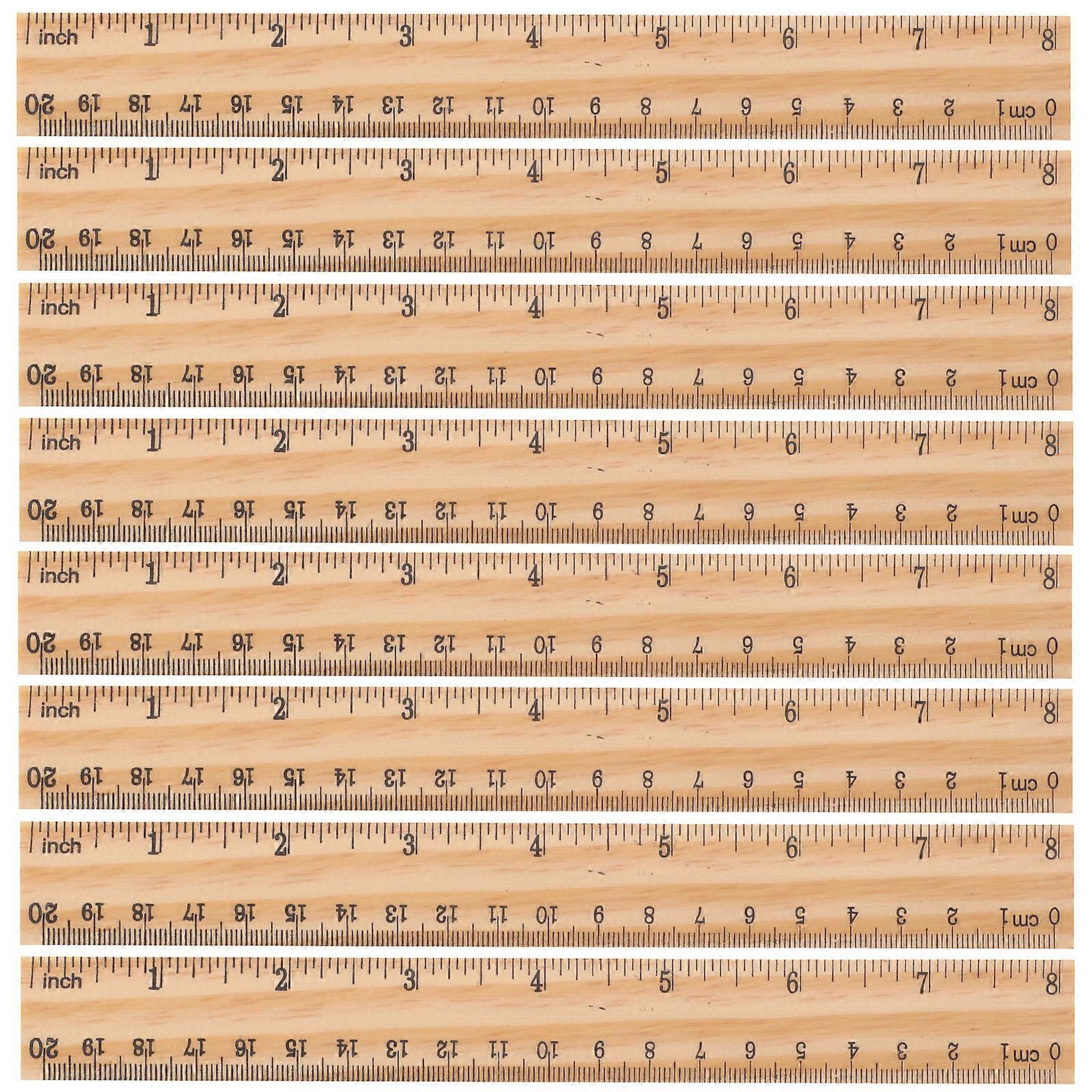 Home Office Ruler,Wooden Straight Tool for Accurate Measurements,Convenient Usage