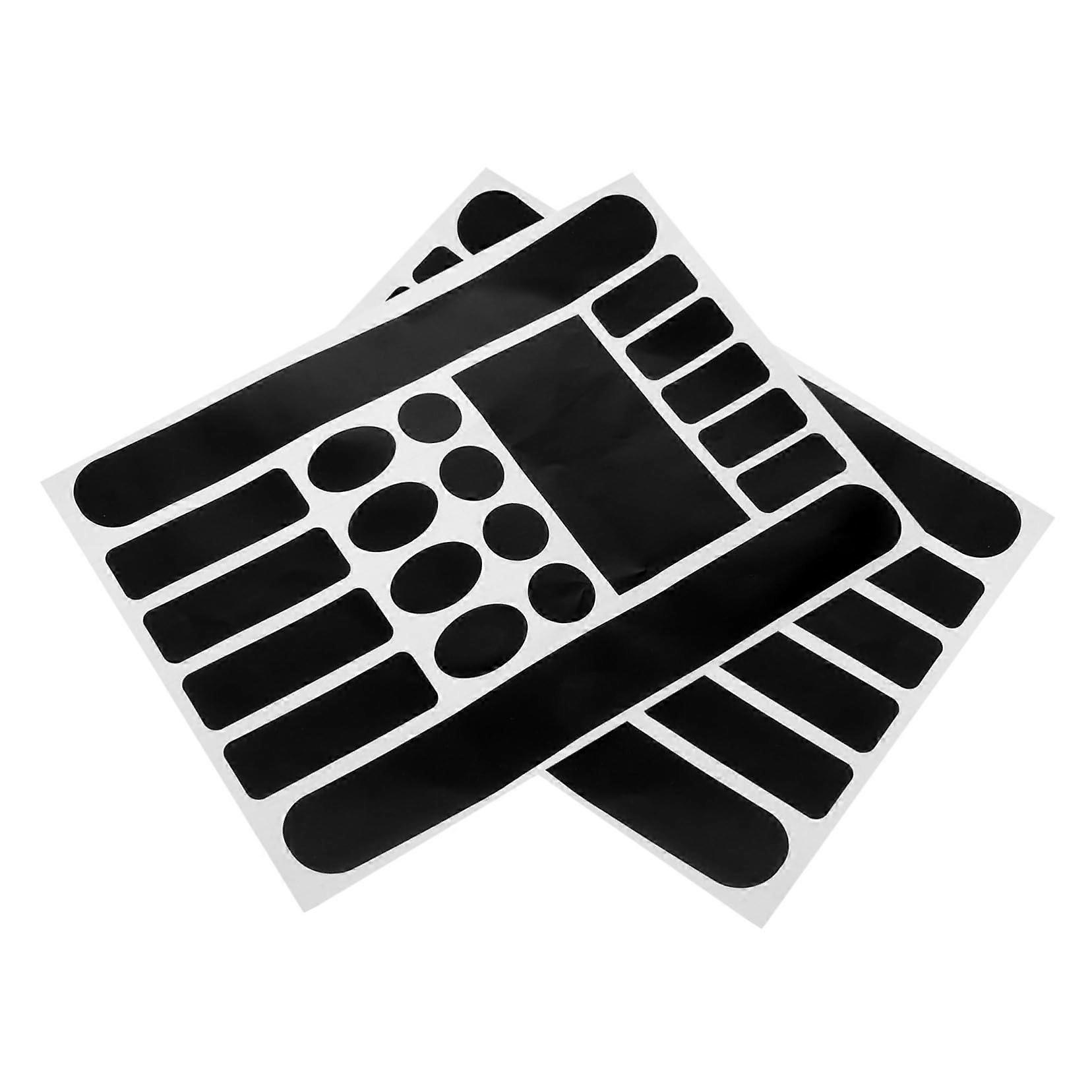 Bicycle Frame Protection Film - 2-Piece Self-Adhesive Scratch-Resistant Stickers for Chainstays and Frames, Durable for Mountain and Road Bikes