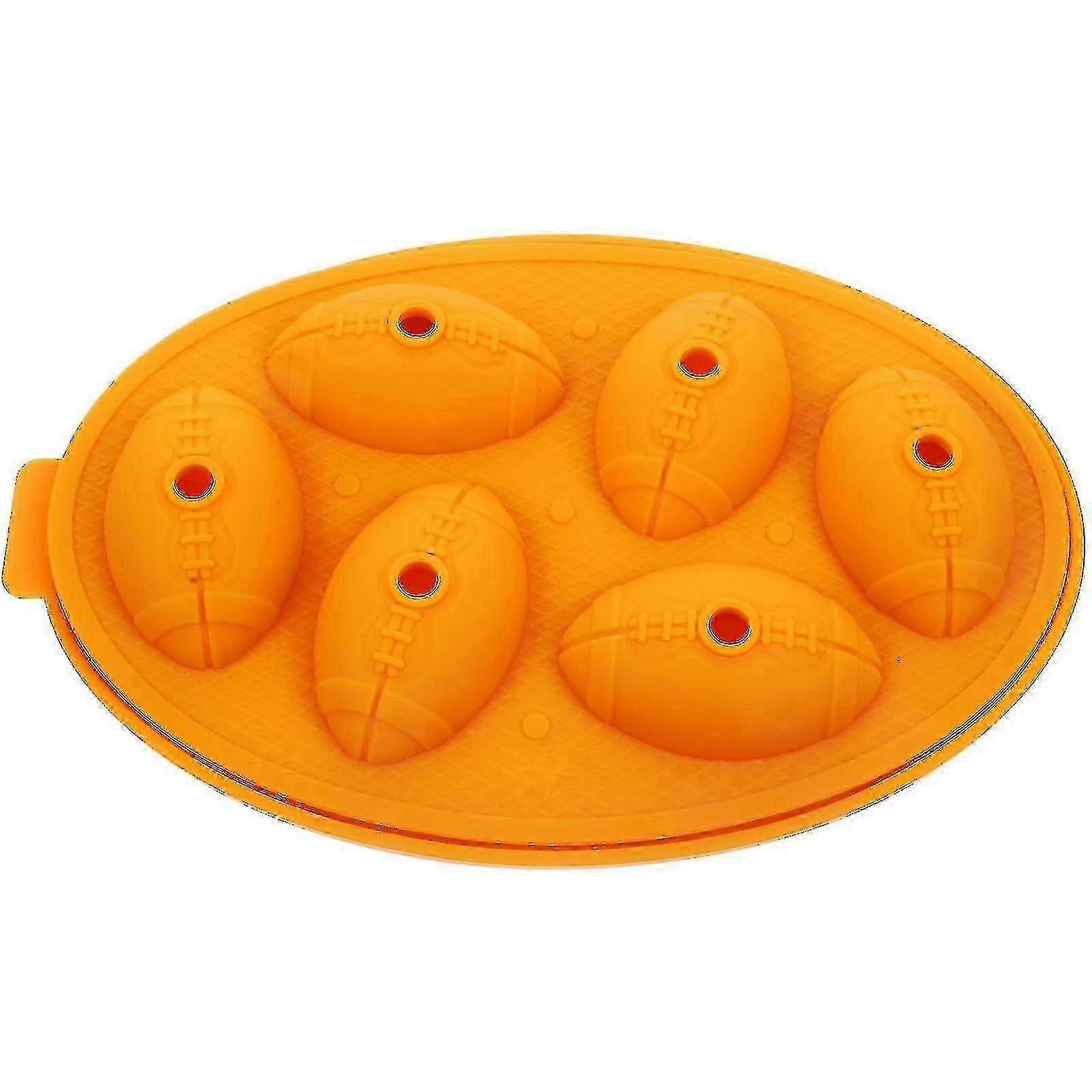 2pcs Rugby Silicone Ice Cube Molds for DIY Home Use