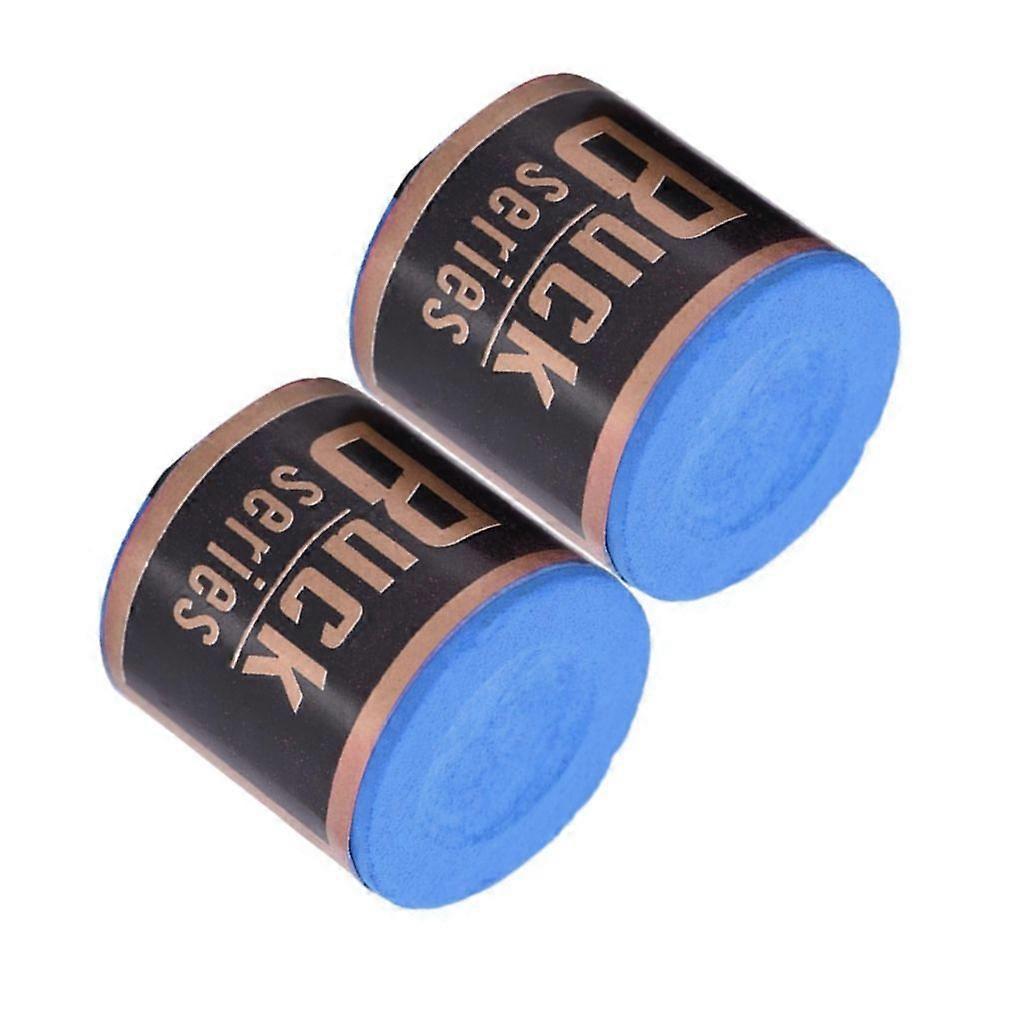 2 Stück zylindrisches Snooker Billardqueue Pool Kreide Pool Queue Stick Zubehör