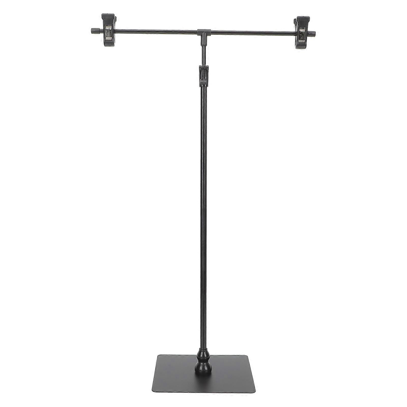 Adjustable T Shape Poster Stand Display Rack Multipurpose Space Saving Design Easy Installation High Grade Material for Advertisements Banners Craft