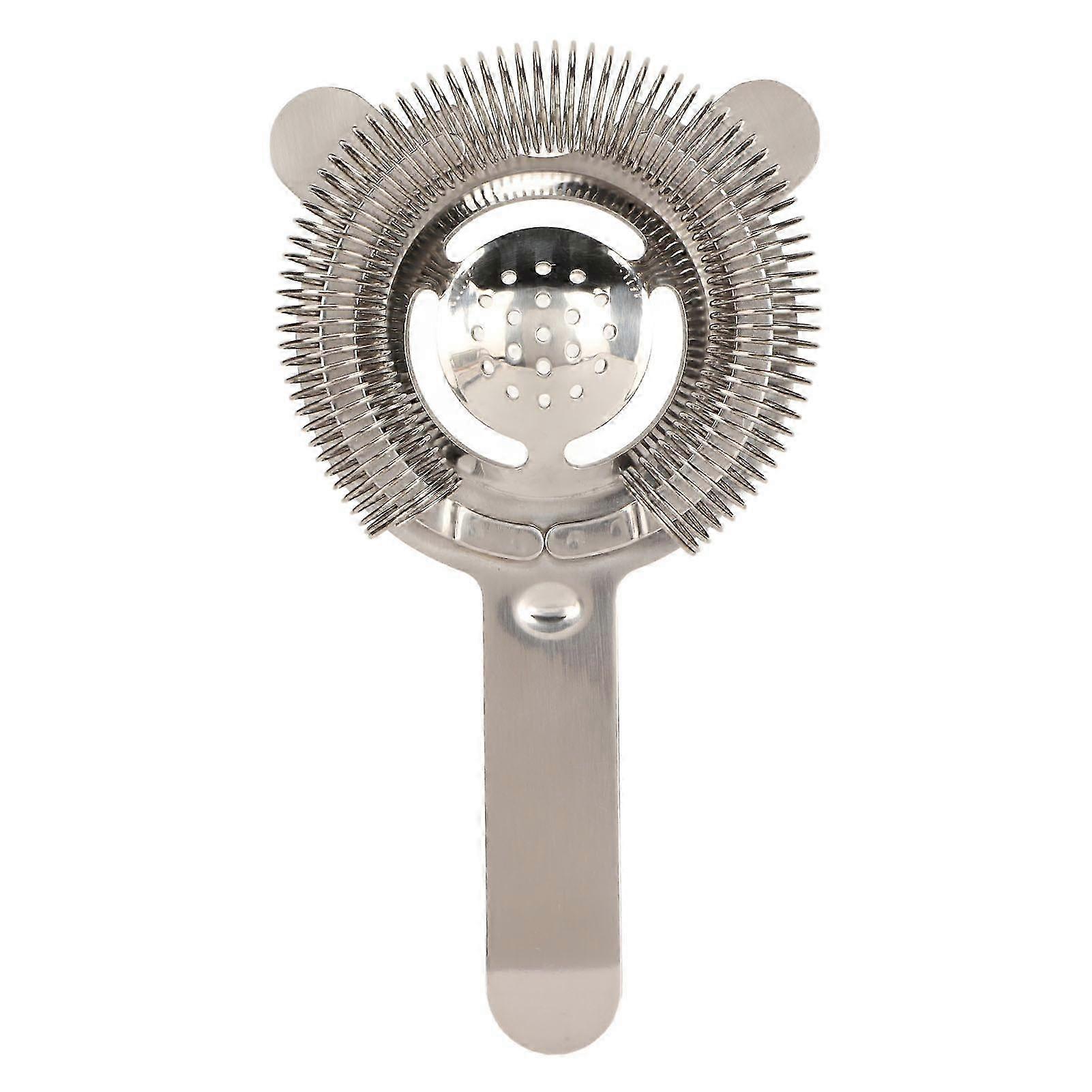 Stainless Steel Cocktail Strainer - Rustproof Bar Tool for Home & Bars