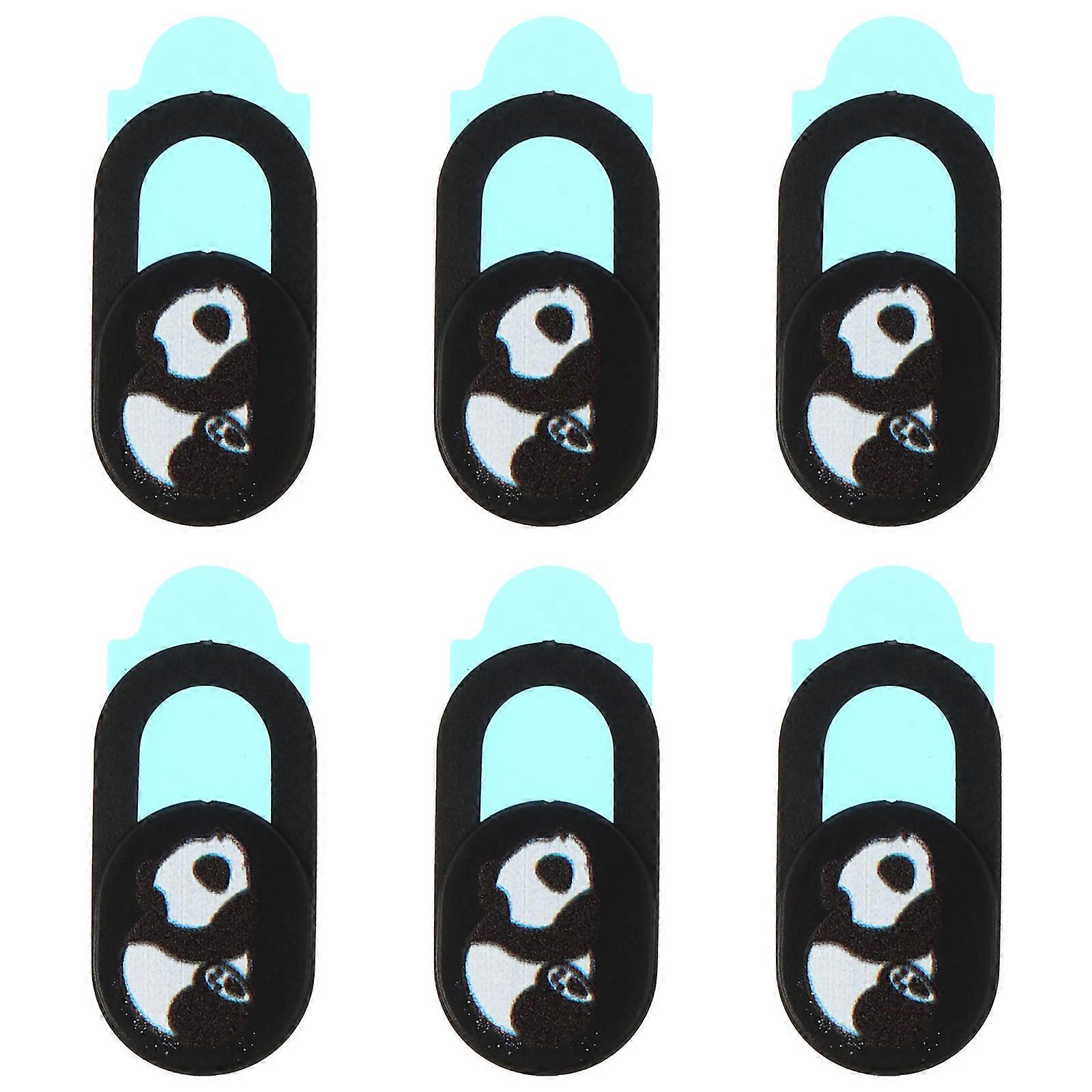 Computer Webcam Cover Cartoon Privacy Camera Cover Slide 6Pcs Pack