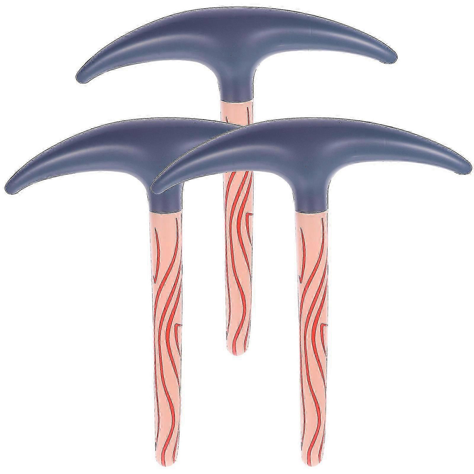 Lot de 3 pioches gonflables en PVC