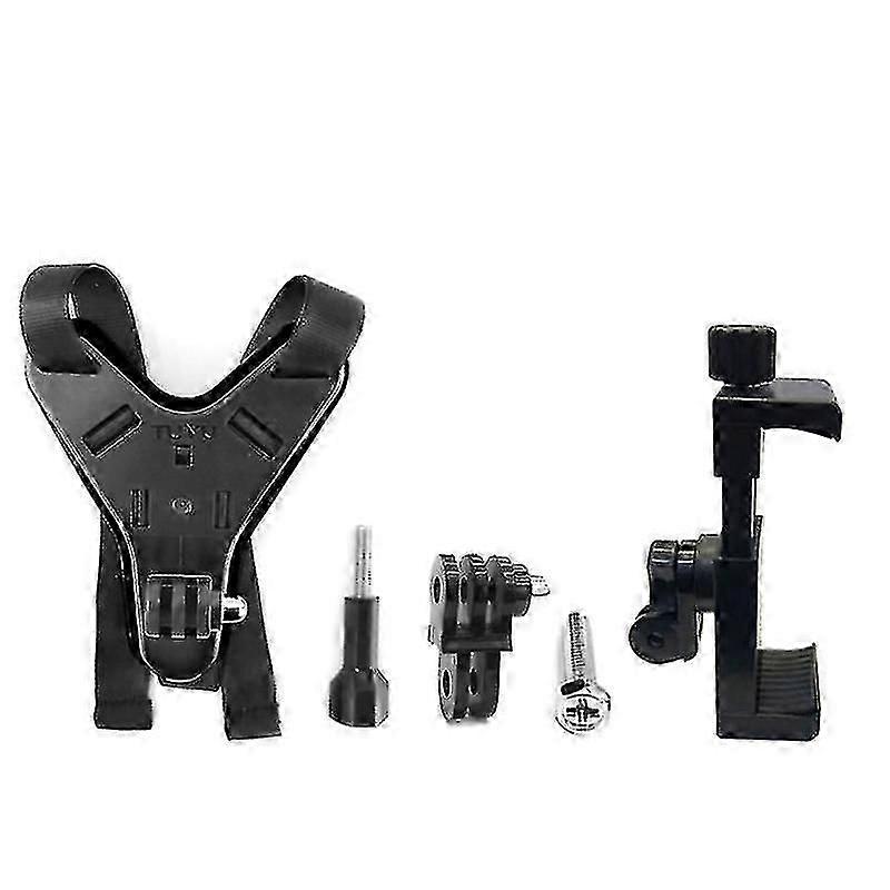 オートバイヘルメットあご携帯電話ホルダーレコーダーライドマウントスタンドホルダー-リアン