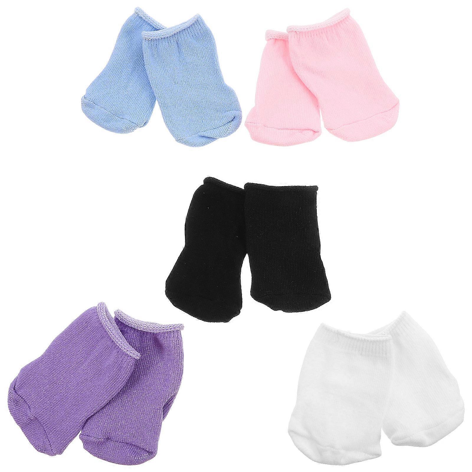 Toy Pretend Socks Simple Design Children Accessory Sock 5 Pairs