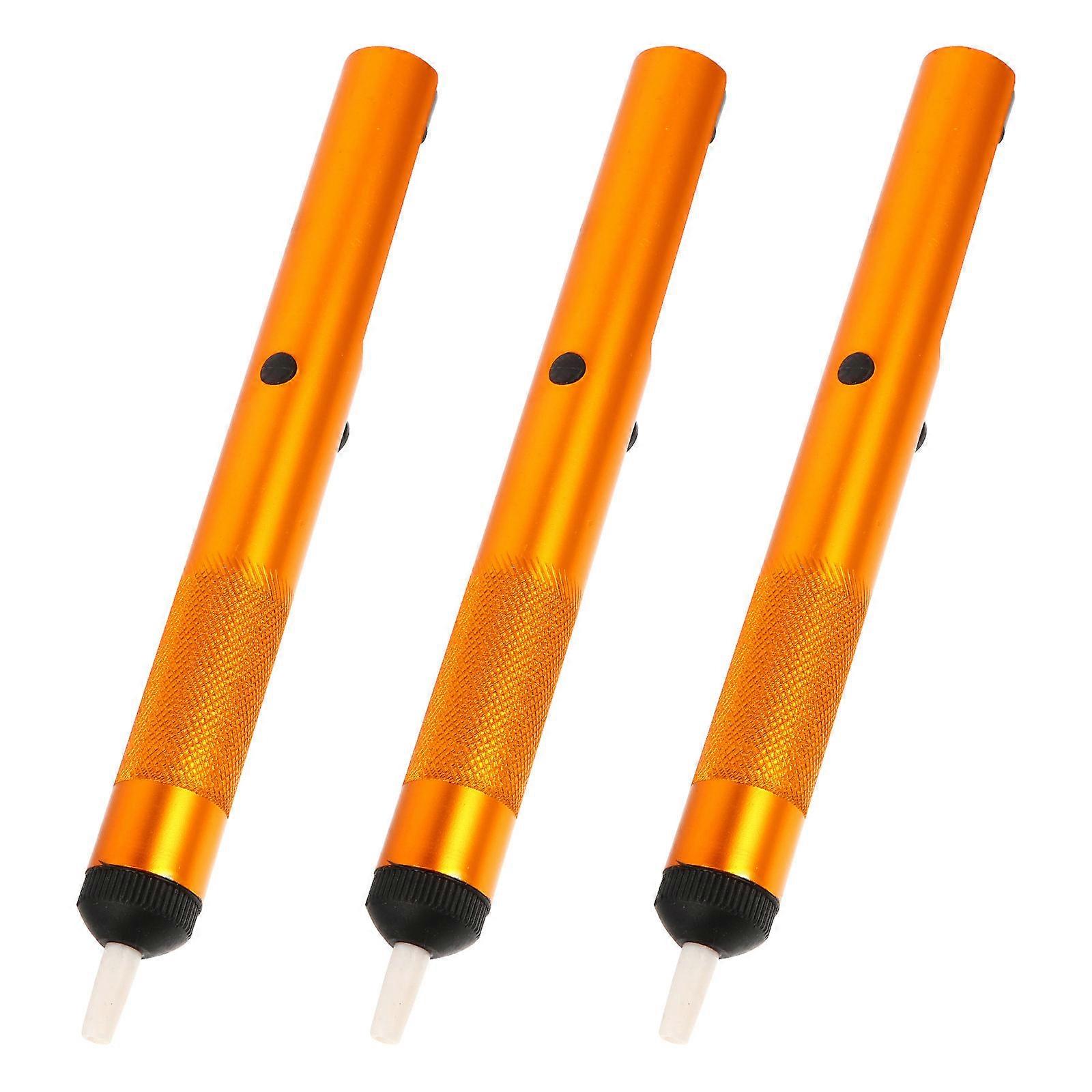 Sucker Desoldering Pump Solder Sucker Pen Compact Design 19.00X1.80X1.80cm 3Pcs
