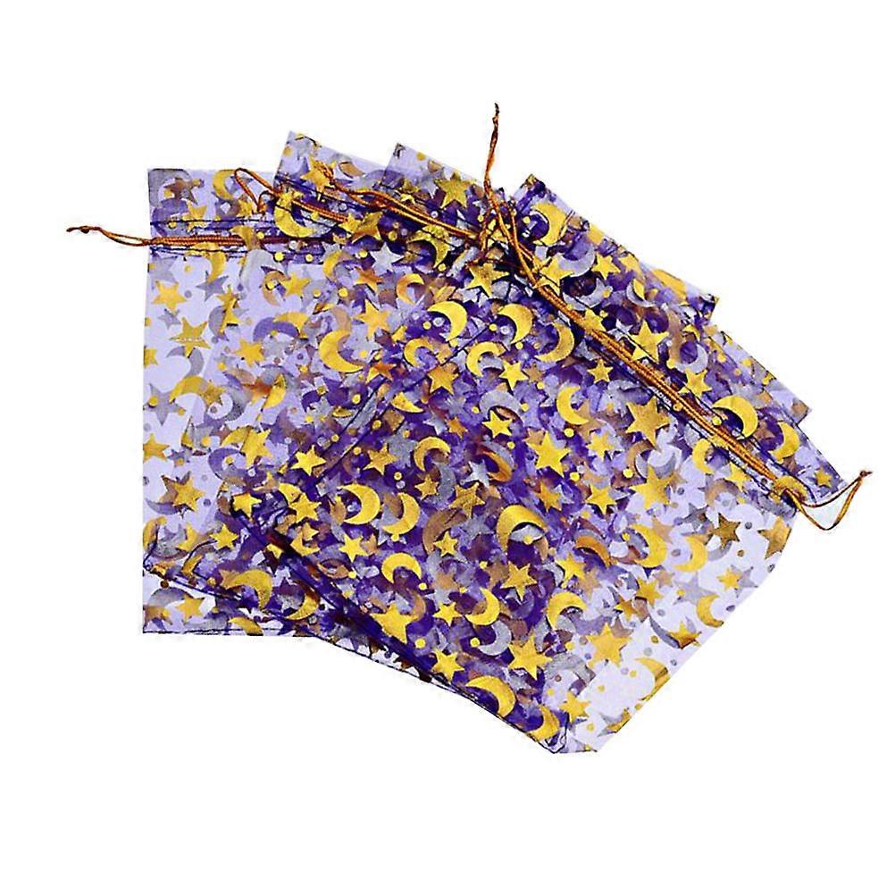 Small Candy Drawstring Bags Purple 9*12cm for Wedding Party Favor Craft Projects 25Pcs