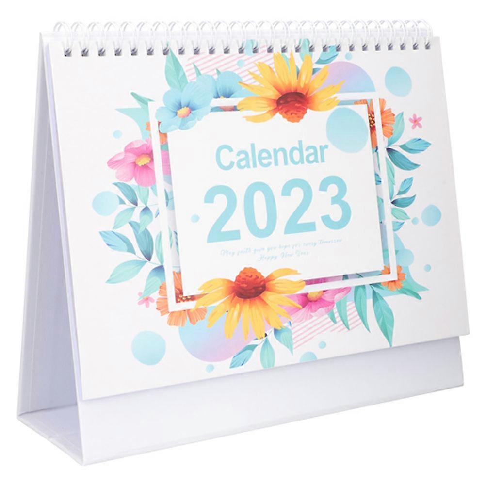 Unique Desk Calendar Desktop 2024 Countdown Coil Design Calendar Home Office Use 1Pack