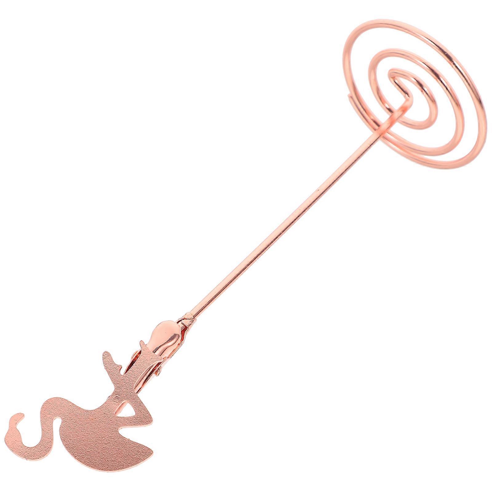 Stable Base Flamingo Card Holder with Photo & Memo Clip Stand for Wedding, Party, Office, Birthday, and Anniversary Decorations