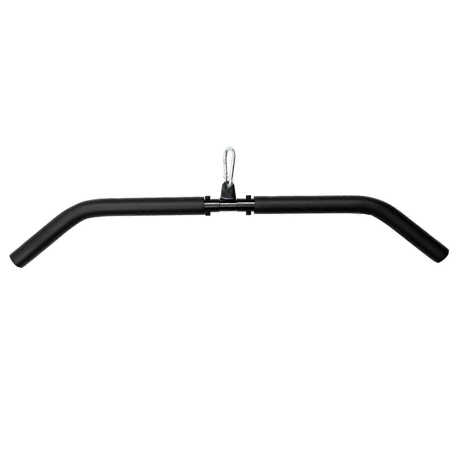 Fitness Pull Down Rod Muscle Strengthening Grip Strength Training Black 1Set
