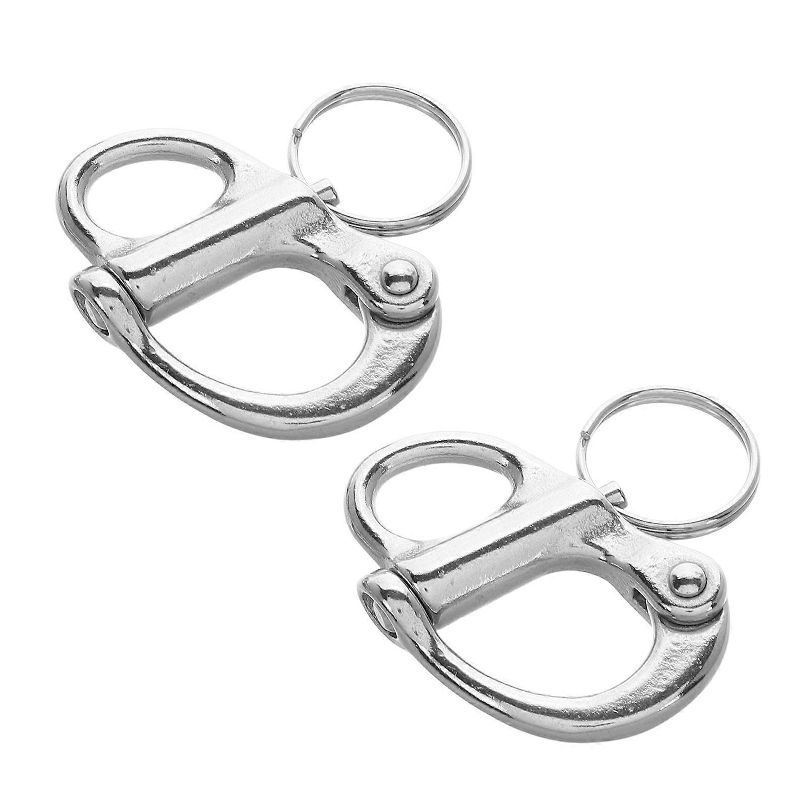 Stainless Steel Snap Hooks Heavy Duty Quick Release for Sailing Rigging & Boat Safety