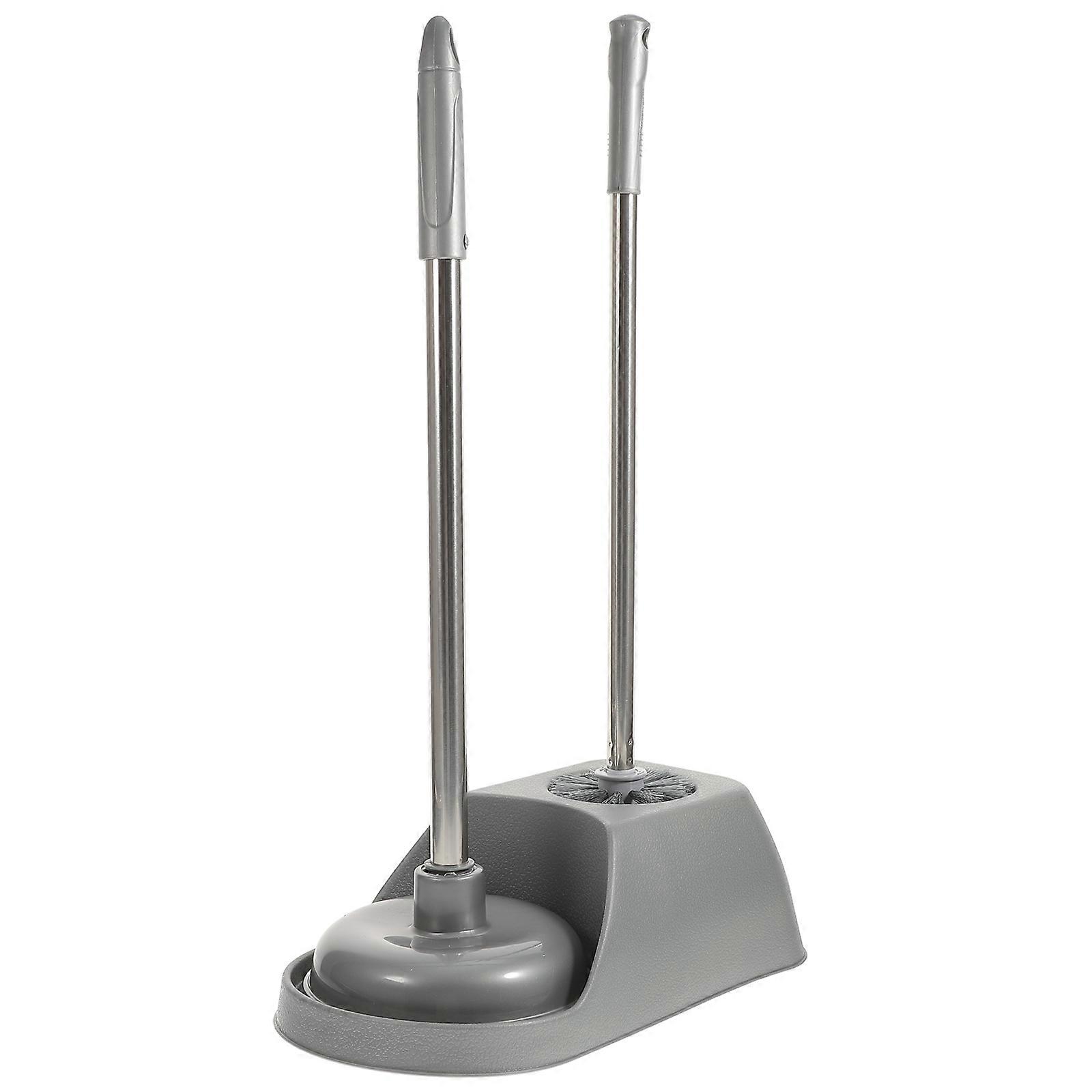 Toilet Cleaning Brush Set with Base – Sturdy WC Cleaning Tool for Deep Hygienic Bathroom Cleaning