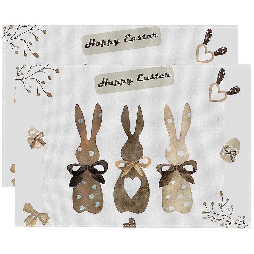 Placemats Easter Placemats Multi 45x30cm Table Protection For Home Users 2Set