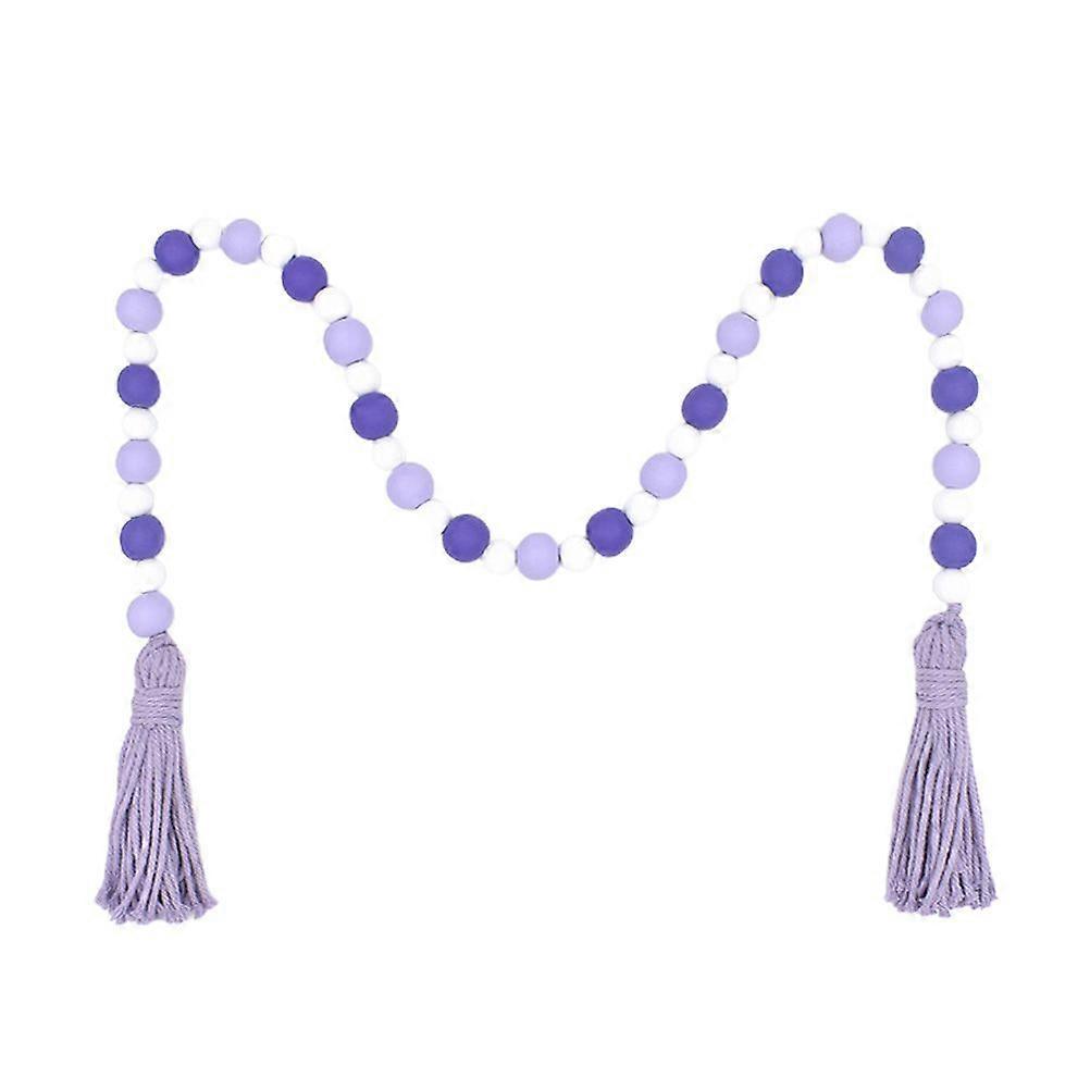 Delicate houten kralen String creatieve kralen String Decor kralen String met kwast