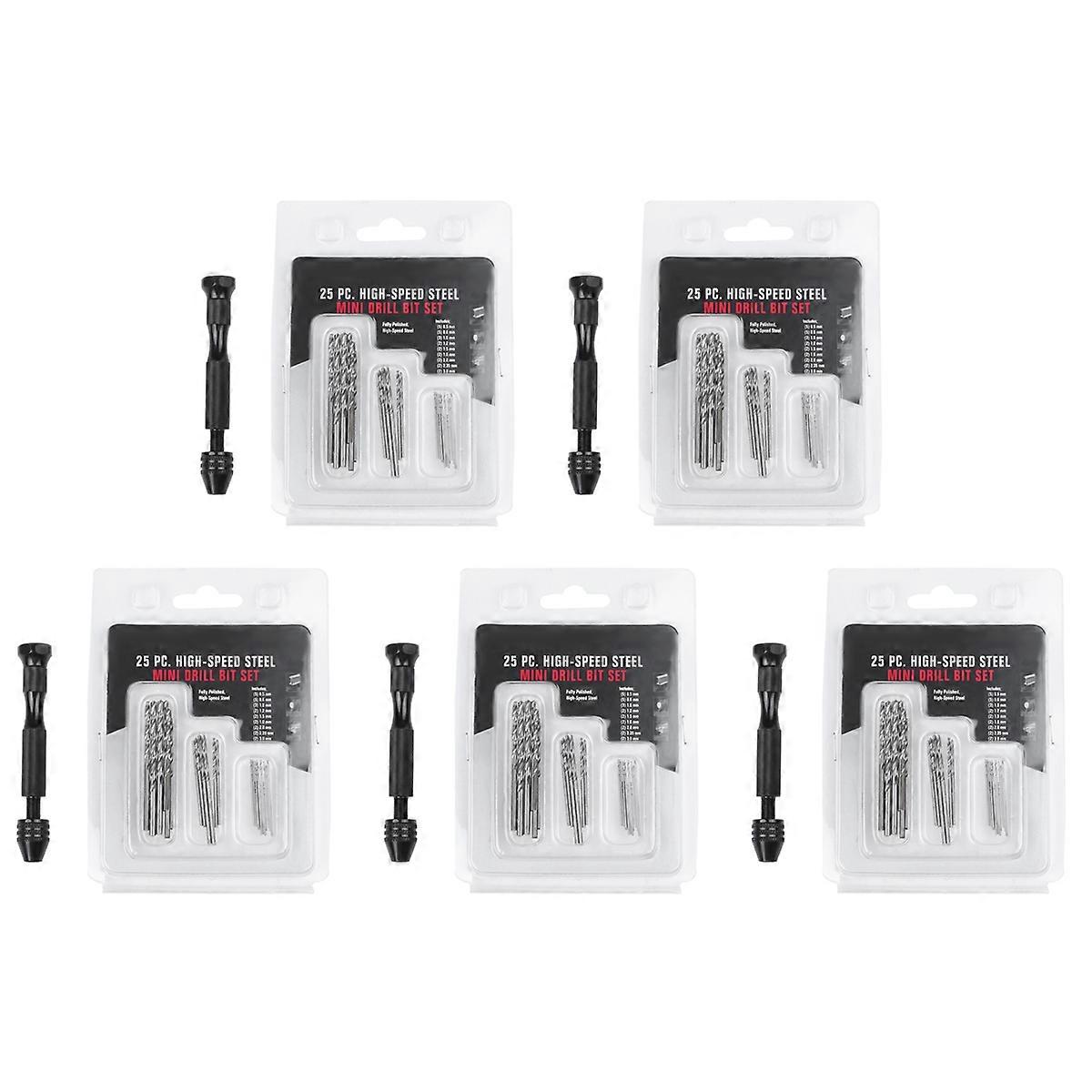 Hand Twist Drill Bits Set with 25pcs 0.3mm to 3.0mm Micro-Drill Bits