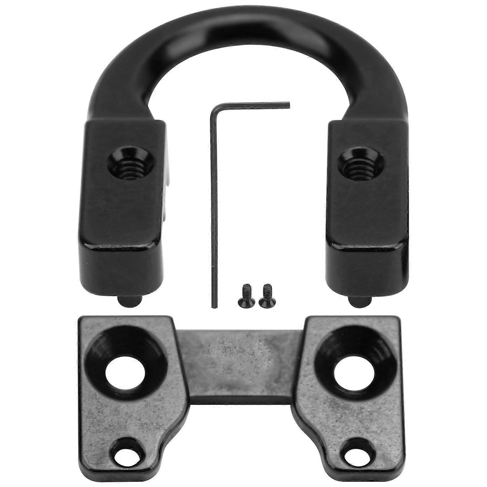 Aluminum Alloy D-Ring Buckle for Compound Bow String Release Accessory Black