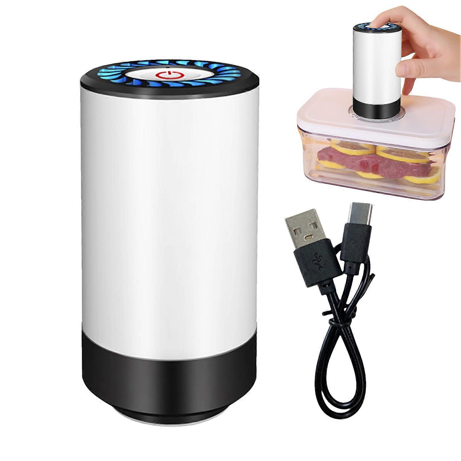 Electric Pump for Vacuum Bags | USB-Rechargeable Air Pump for Travel, Camping, and Moving | Compact Design, Easy to Use