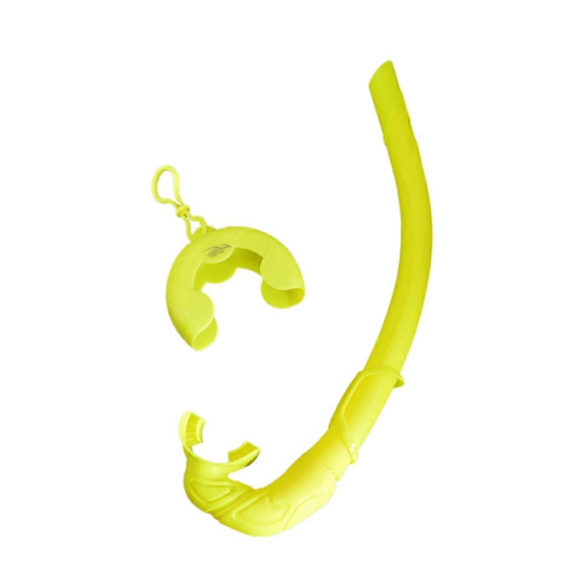 Soft Silicone Diving Snorkel Portable Foldable Easy Breath Wet Scuba with Storage Case for Snorkel