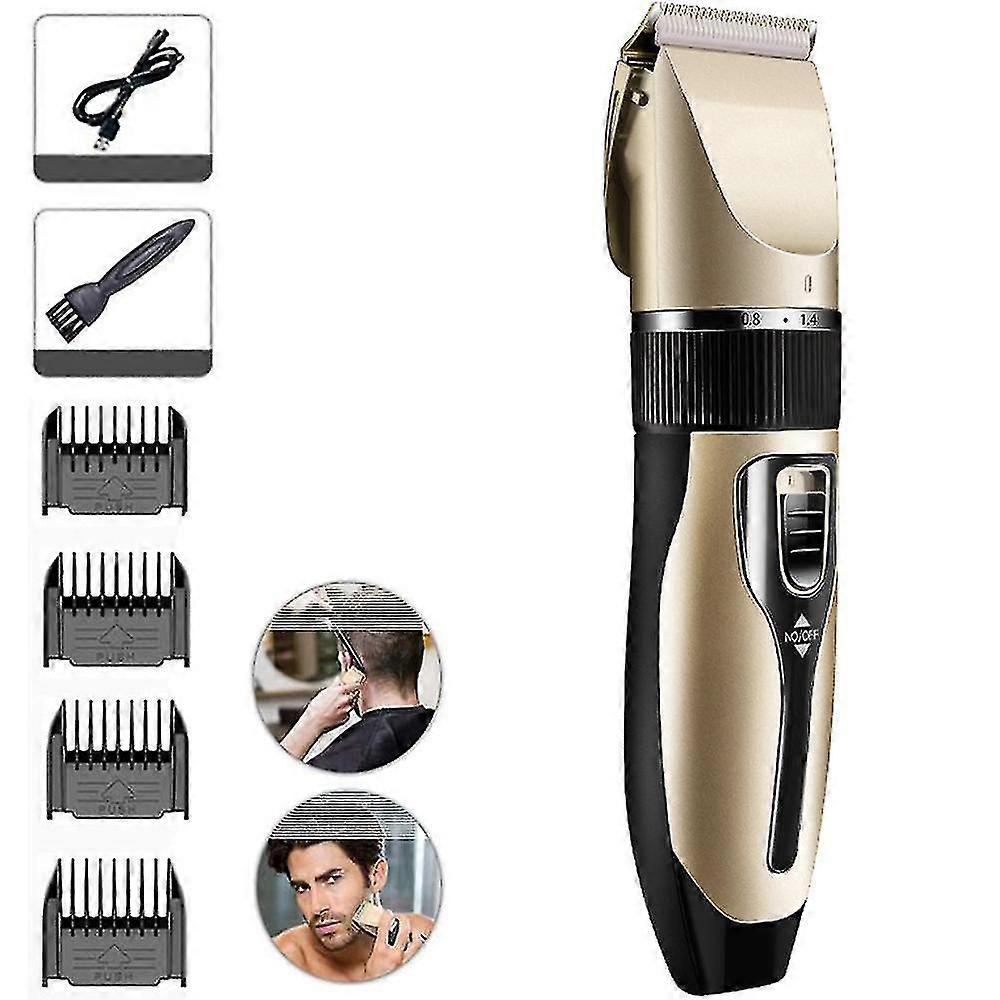 Rechargeable Electric Hair Trimmer and Cutting Kit for Men, Kids and Babies