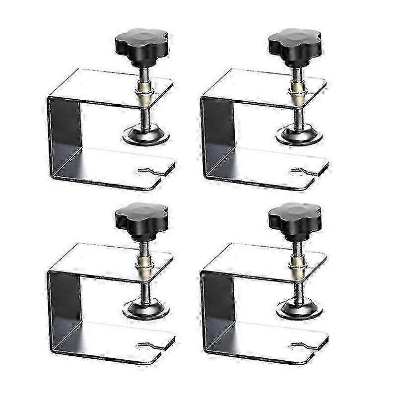 Cabinet Hardware Jig, 4 Pack C Clamps for Drawer Front Installation, Cabinet Framing Clamps for Desk Drawer Panel