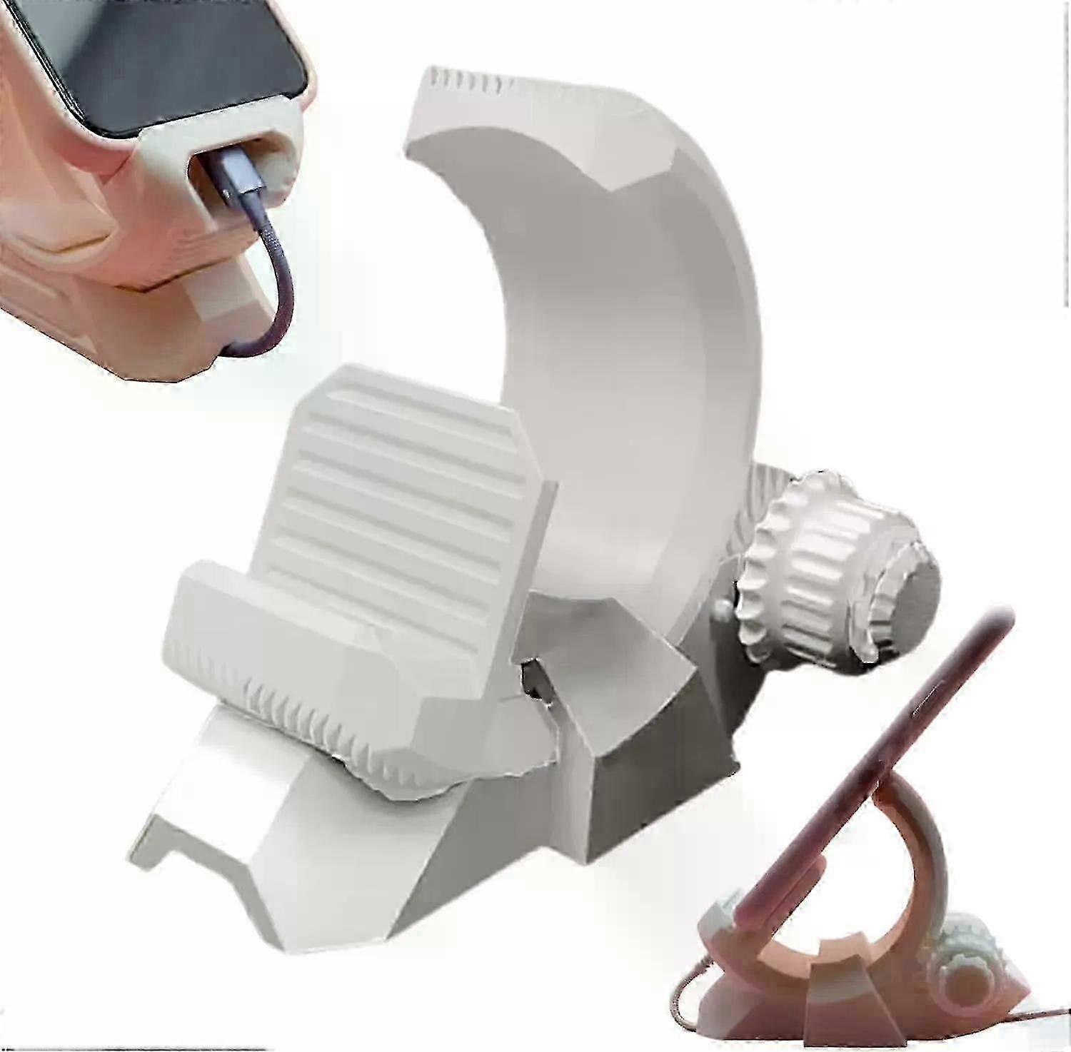 Support de téléphone à chevrons imprimé en 3D, support de téléphone créatif réglable en angle