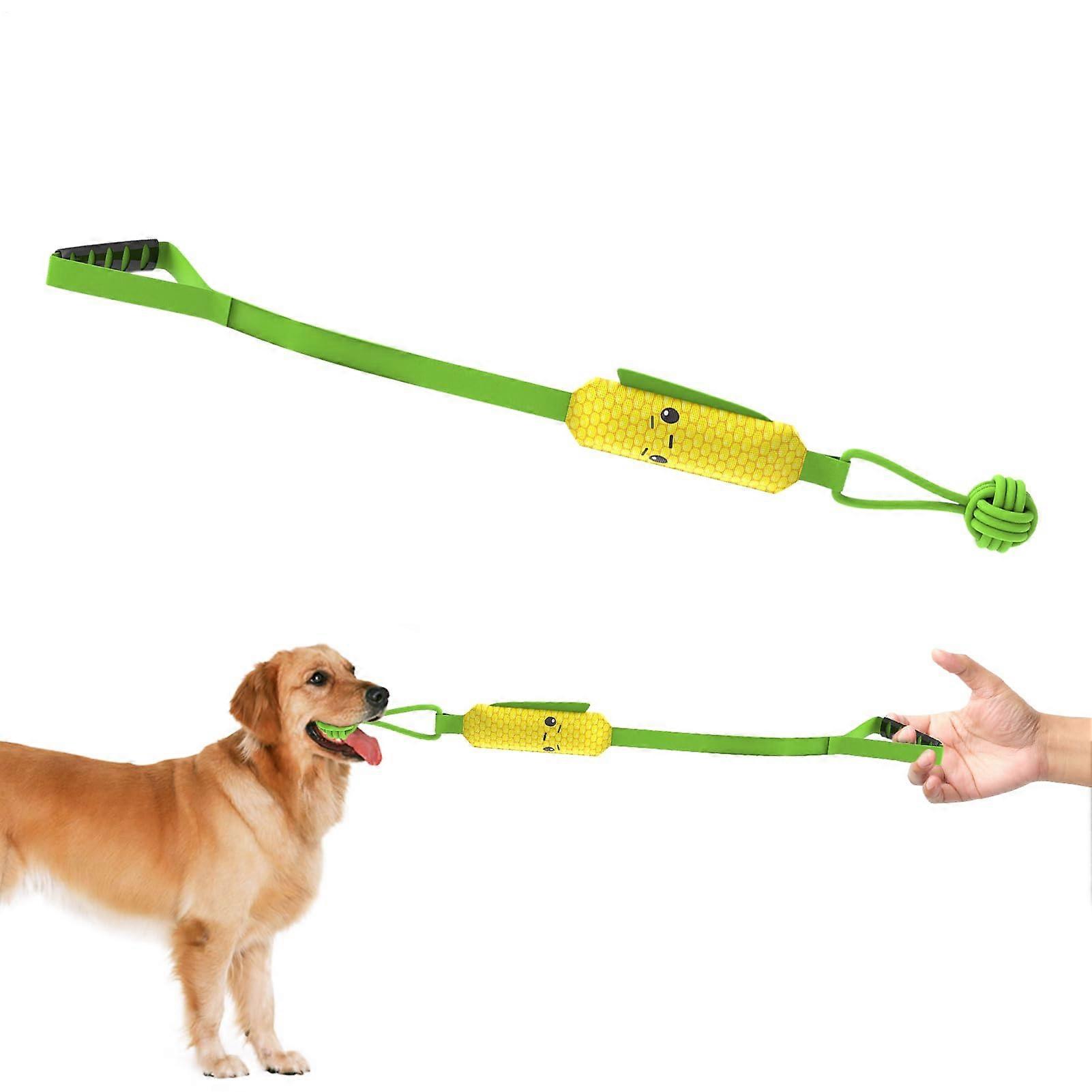 Dog Rope Toys | Durable Cotton Chew Toy for Strong Chewers - Interactive Tug Toy with Squeakers and Cotton Balls, All Breeds