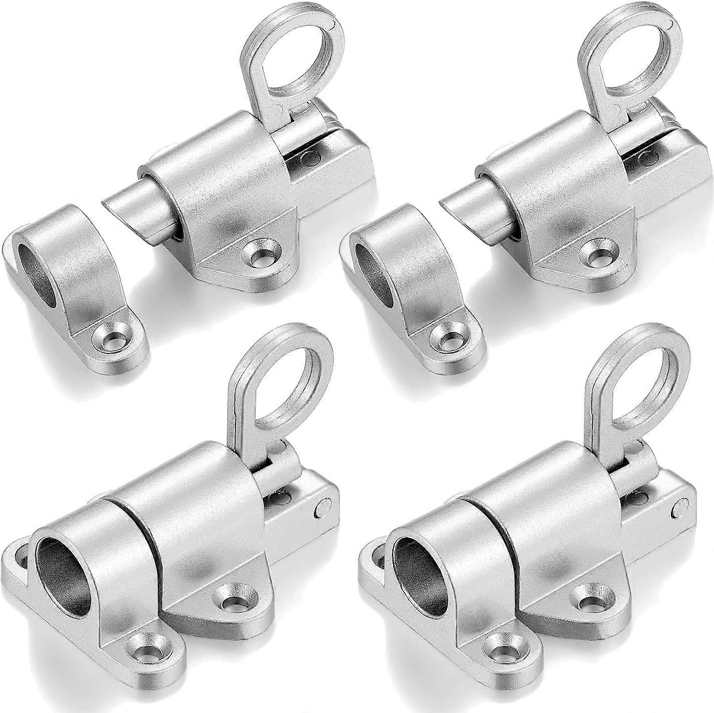 2pcs Automatic Door Lock, Spring Latch Door Catch Spring Door Lock